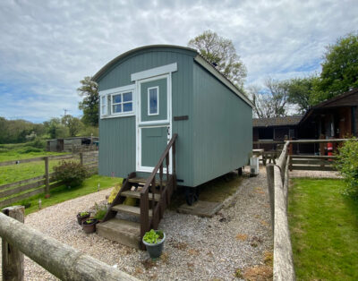 Shepherds Hut at Hemsford Yurt Camp