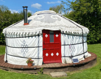 Tamar Yurt at Hemsford Yurt Camp, Devon